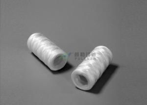 China Sprial PP Cotton String Wound Cartridge , Glass Fiber Poly Wound Filter Cartridge on sale