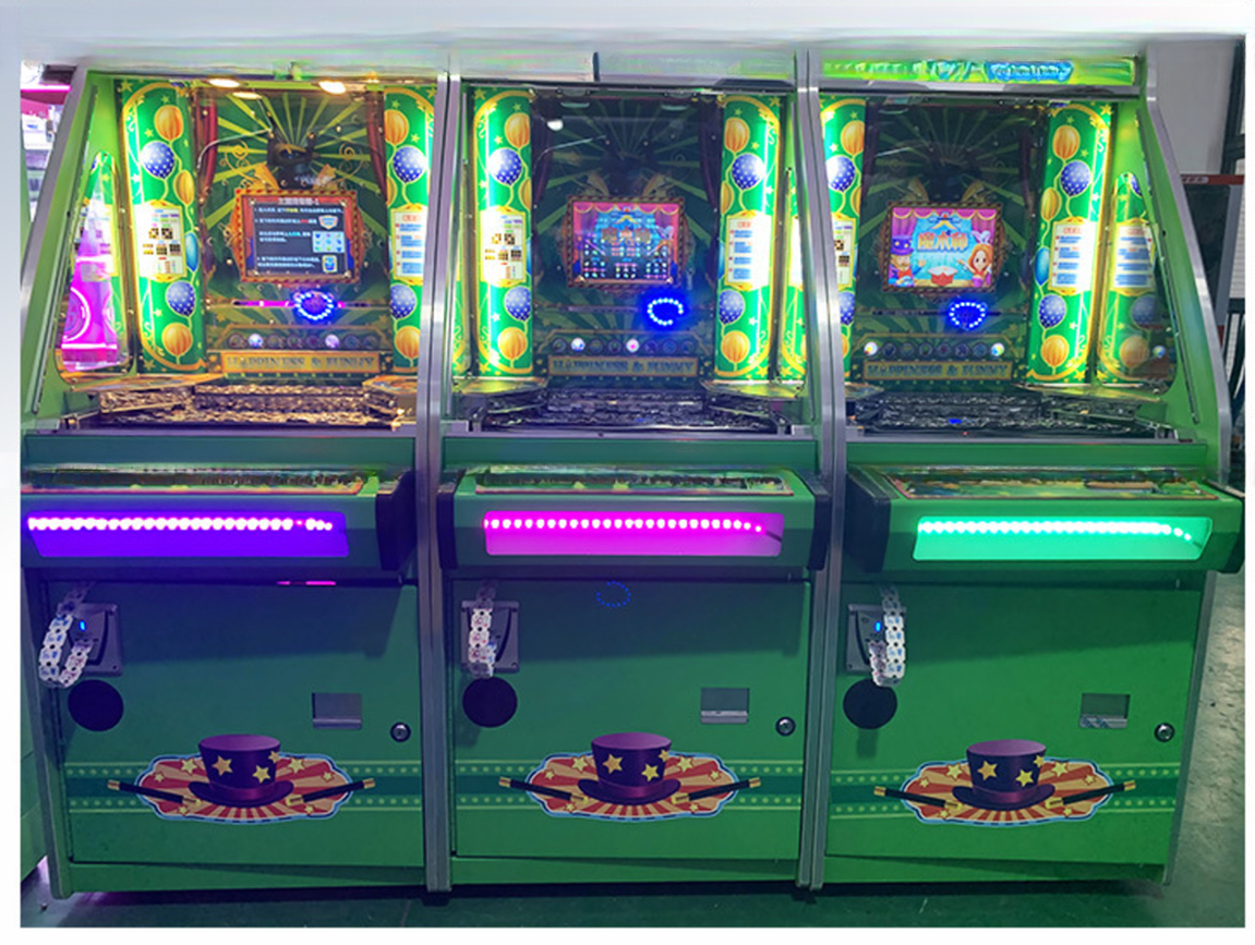 Amusement Park 3 Player Arcade Machine Super Cicus Magician Game Arcade Machine 120W