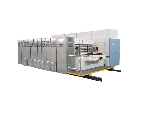 Quality Flexo Graphic Carton Die Cut Printing Machine , High Speed Flexo Die Cutter for sale