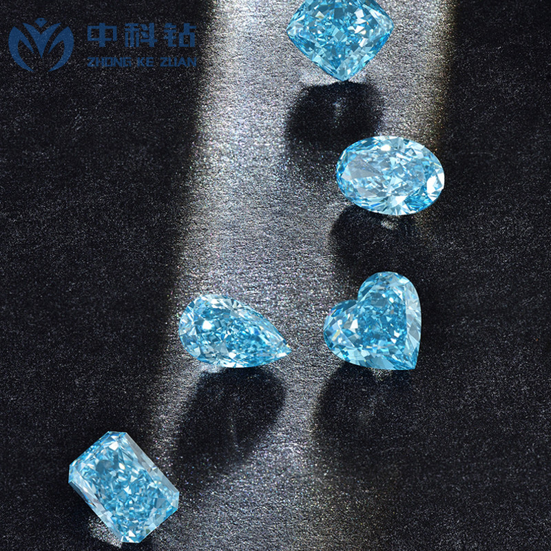 Round Shape CVD D Color VS1 Clarity IGI Certified 2ct Laboratory Created White Diamonds