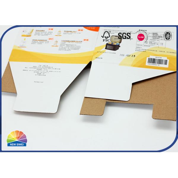 Thermal Lunch Packaging E Flute Corrugated Cardboard Box