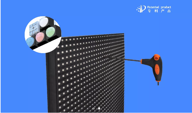 Front Service Outdoor SMD2727 Full Color Lens LED Module for Outdoor Digital Signage