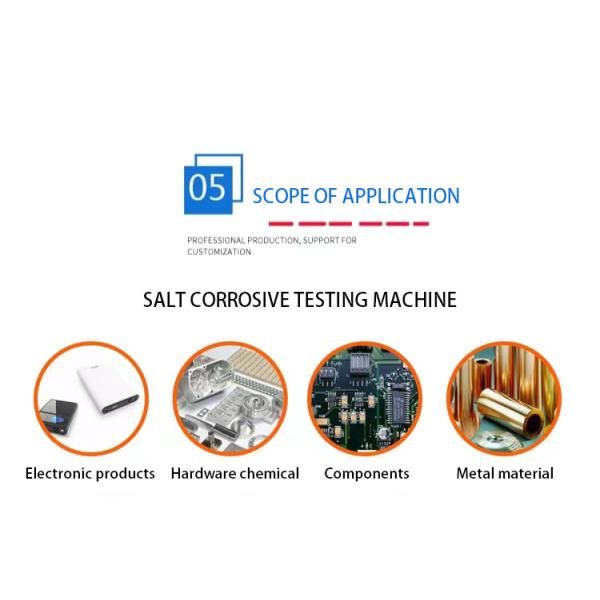 Electronic Laboratory Fog Tester Cyclic Corrosion Simulate Salt Spray Chamber ASTM Standard Air Usa for Lab Applications