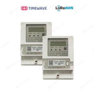 LoRaWAN Single Phase Energy Meter Flame Retardant Advanced Energy Metering Systems