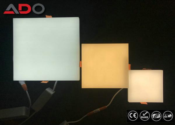 Quality Frame Less LED Slim Panel Light PC 12 Watt 3000K 6000K 0.9PFC Square Shape for sale