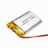 Buy cheap Rechargeable Lithium Ion Polymer Battery Pack 1.11Wh 3.7 V 300mAh Lipo 602030 from wholesalers