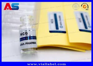 2ml Small Injection Bottle Label , Matt Customized Hcg Vial Label Printing For Pharmaceutical Package