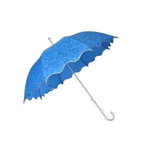 China UPF Pongee Jacquard Fabric Aluminum Shaft Straight Umbrella wholesale