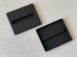 China E Cigarette Custom Sustainable Packaging Debossed Molded Paper Pulp wholesale