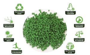 China Infill Granule FIFA Used In FIFA System For Artificial Grass TPE Thermal Plastic Elastomer Low Density UV Resistance T12R on sale