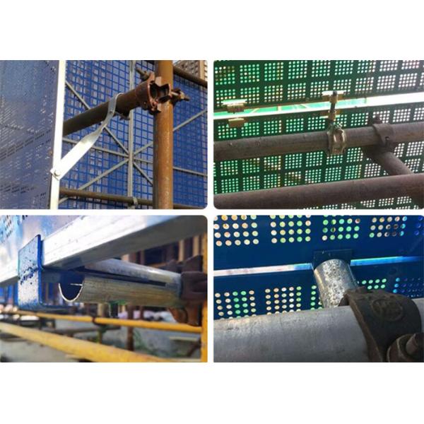 Fire Protection Self Climbing Scaffold System Safety Screens Reusable For Building