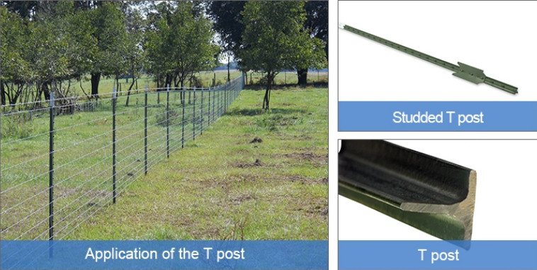 10 1.33 Lb/Ft Studded T Fence Post With Spade
