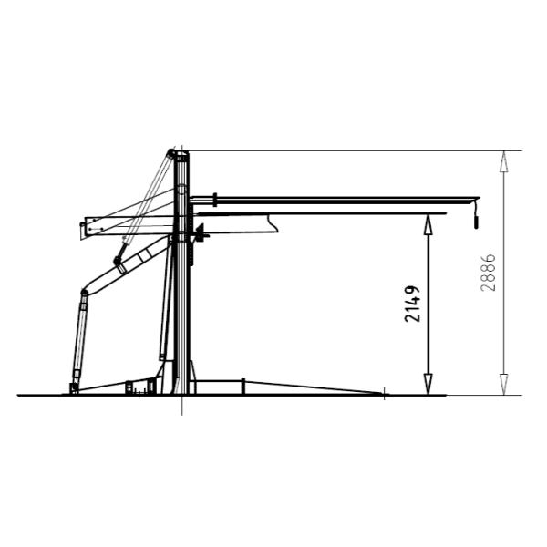 2m/min Double Decker Parking System PJS Two Post Hydraulic Car Lift