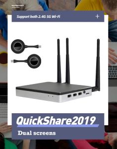China Android7.1 Wireless Presentation Box , UHD Hdmi Transmitter And Receiver wholesale