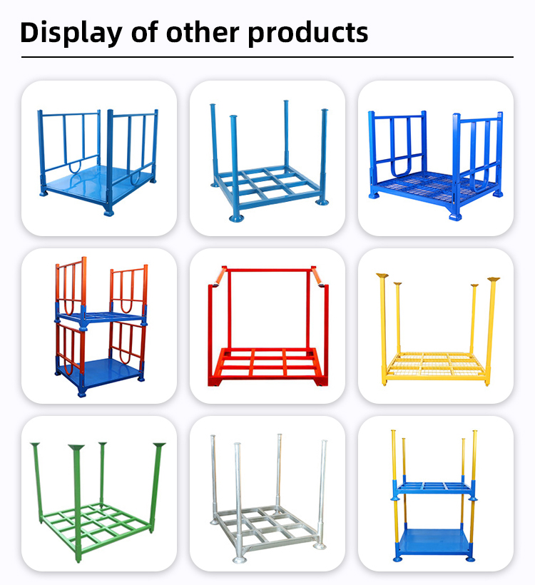 Warehouse Tubular Pallet Stacking Racks Storage And Logistic Use