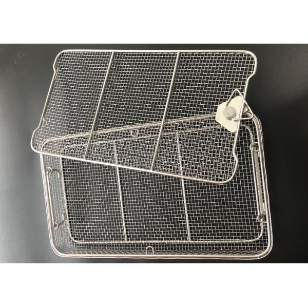 304 Medical Cleaning Wire Mesh Baskets Metal Wire Disinfect Basket
