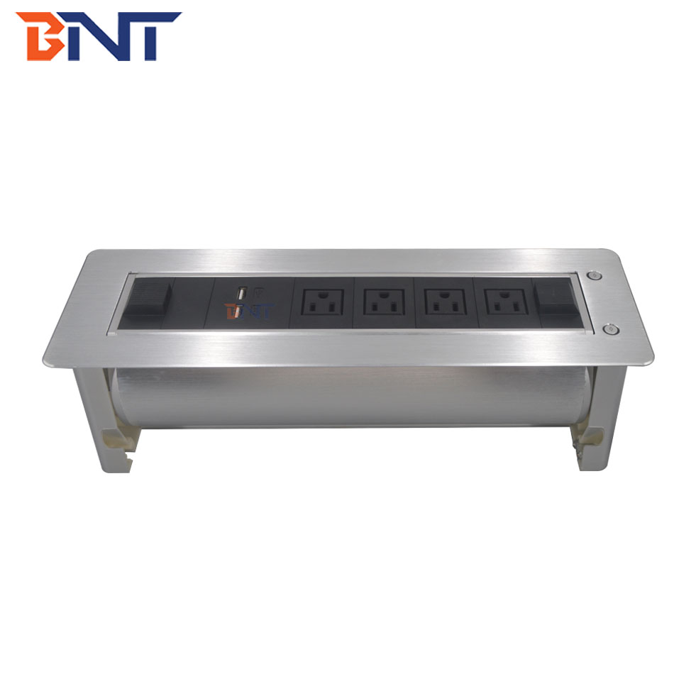 Factory strong power motorized table mounted power socket for office table