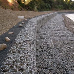 China 80x100mm Gabion Wire Mesh Heavy Galvanised Hexagonal Wire Netting wholesale