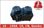 Manual Operated Generator Voltage 3 Pole Rotary Switch Selector ,12 Position