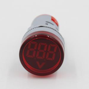 China 22mm Aperture LED Indicator Lamp Digital Voltmeter Warning Signal Light on sale