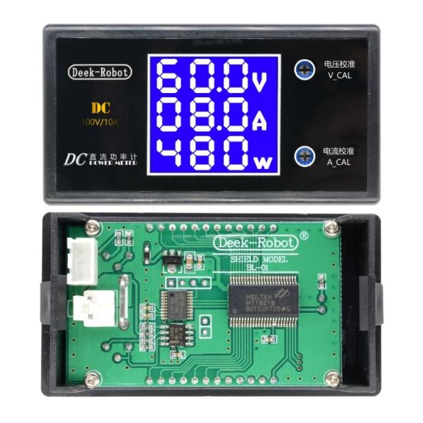 Dc 0-100v 10a 1000w Lcd Digital Voltmeter Ammeter Wattmeter