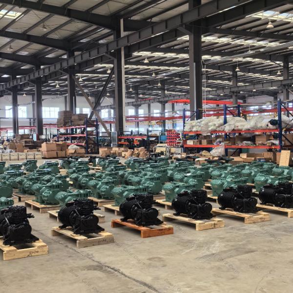Rotary Semi Enclosed Piston Compressor System 24 Hours Timing Industrial Compressor