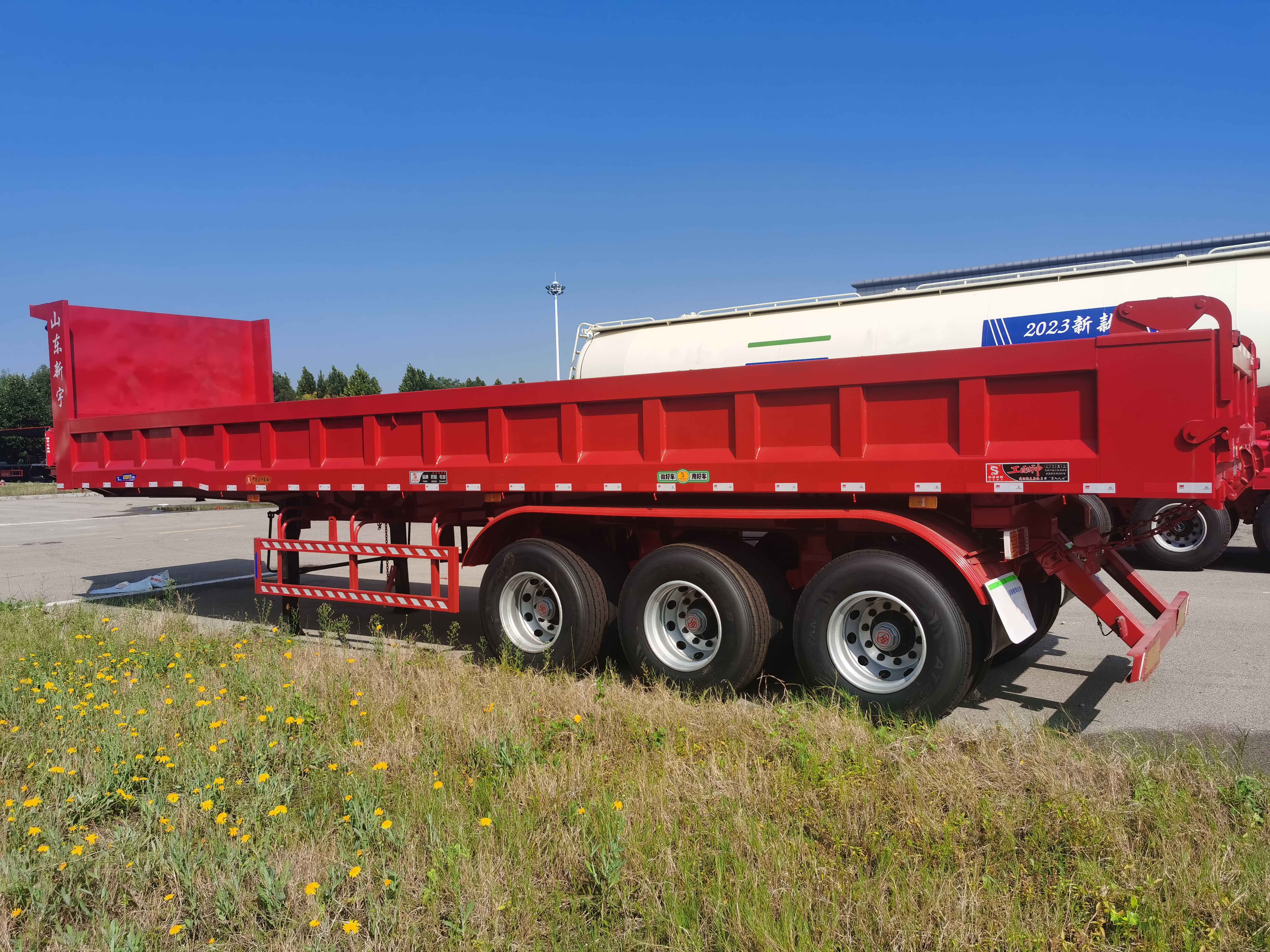 80 Ton 36 Ft 11.5 Metre Rear Semi Tipper Dump Trailer For Sale
