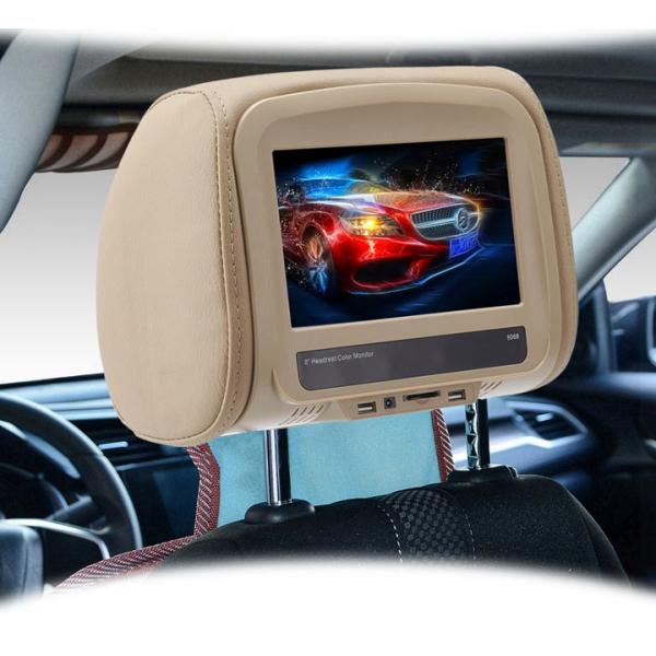 Universal 7" Headrest Car DVD Player Car DVD USB Car Headrest Monitors With Zipper Games Disc Internal Speakers S-HD782