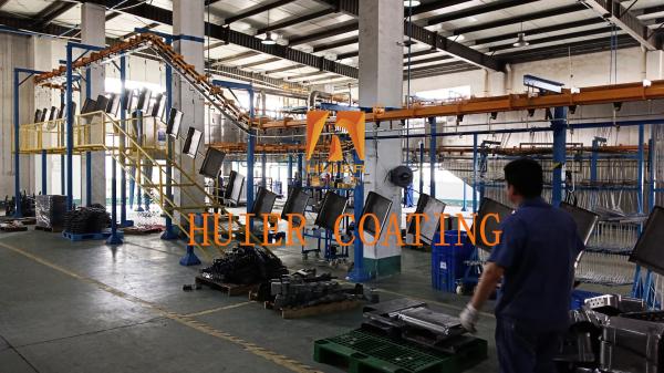 Quality Automatic Powder Coating System For Iron Substrate Bike Frames With Customizable Colors for sale