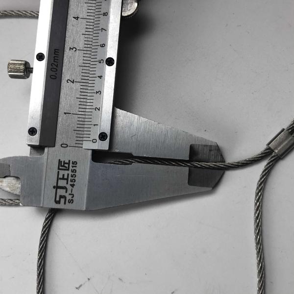 Stainless steel rope mesh installation example