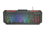 Customizable Portable Rainbow Backlit Gaming Keyboard With 104 Keys And 10
