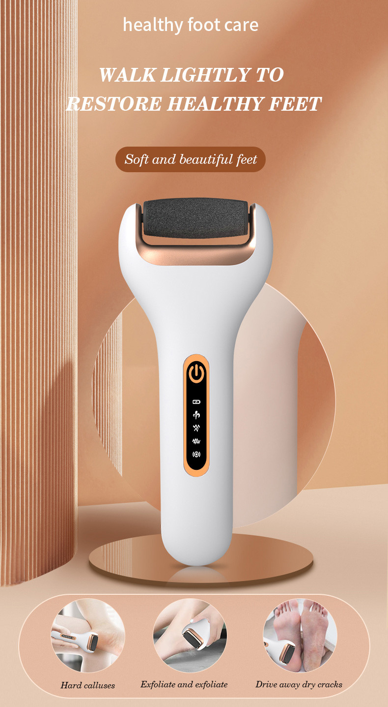 Wholesale Homeuse Automatic Foot Skin Care Electric Foot Scrubber Dead Skin Remover Foot Callus Remover