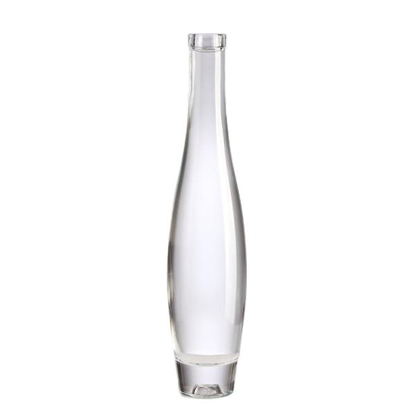 Quality Customized Logo Mini Champagne Glass Bottle for Soft Drink Distribution and Promotion in Clear for sale