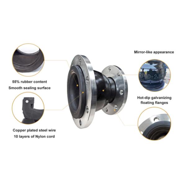 Concentric Reduced Rubber Joint High Temperature Resistance Pipe Expansion Joint