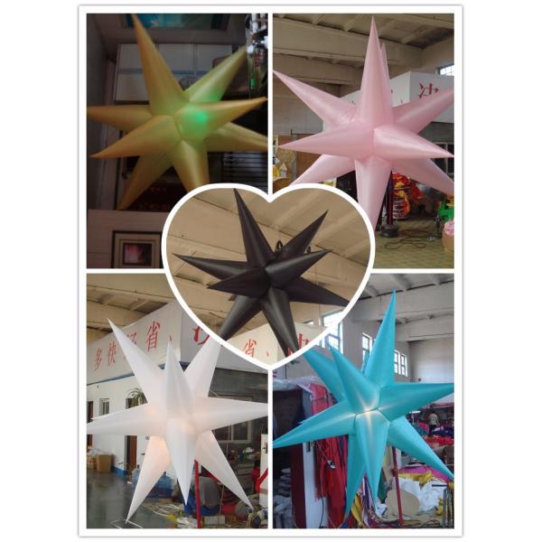 10 Pointed Big Air Decorative Inflatable Star with LED Light