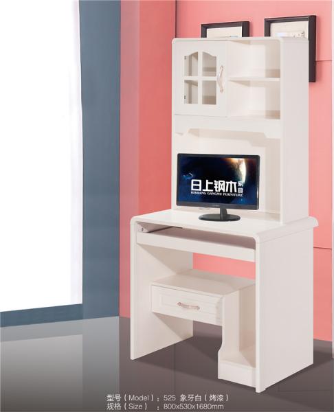 Quality Movable Furniture MDF Computer Desk , Bedroom PC Desk Easy Assemble for sale