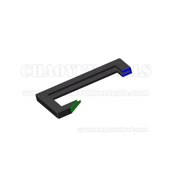 PCB Board Protective Rubber Sheath 68mm Length 53mm Width Shore A 60 Hardness