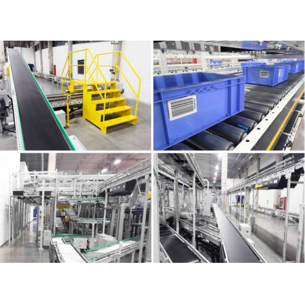 Carton Box Conveyor Sorting System Flexible Gravity Roller Conveyor System Logistics Sorting Warehouse Storage Rack