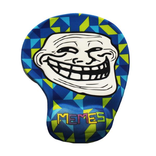 Quality WMP-049 Non Slip Rubber Material Cartoon Gel Wrist Rest Cute Custom Mouse Pads for sale