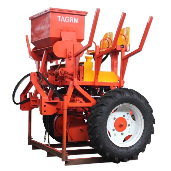 Quality 2 Rows Cassava Planter Machine Chop Length 19cm Agricultural Ridger for sale