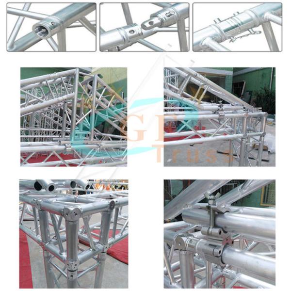 Concert Wedding Event TUV Aluminum Roof Truss System With Stage