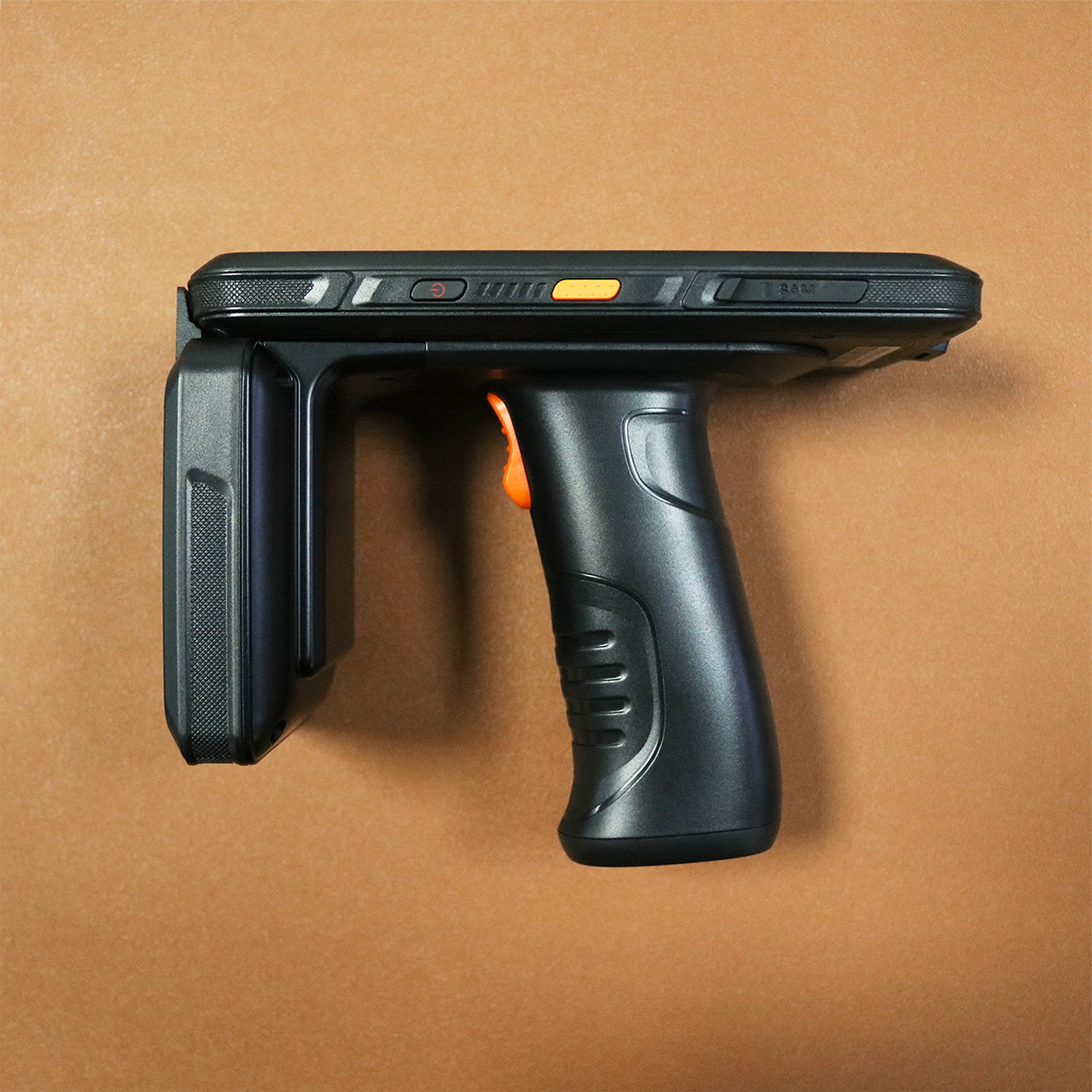 Black Handheld RFID PDA Reader UHF 860-960MHz For Inventory Management