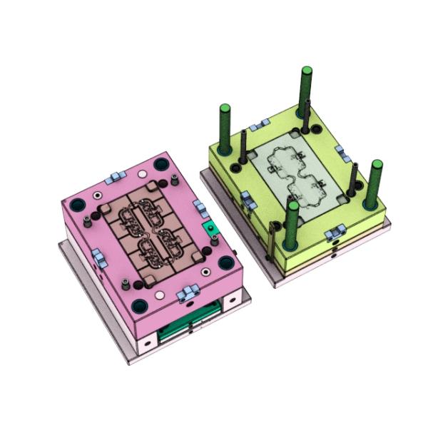 OEM / ODM ： Multi Cavity Injection Mold & Transparent mini mainboard bracket (1*4) No.22685