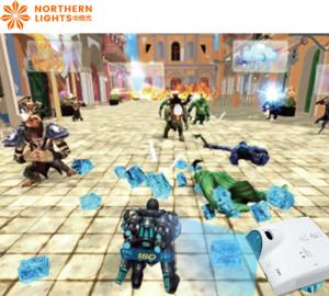 3D Holographic Projection Mechwarrior Interactive Games Projector For Children
