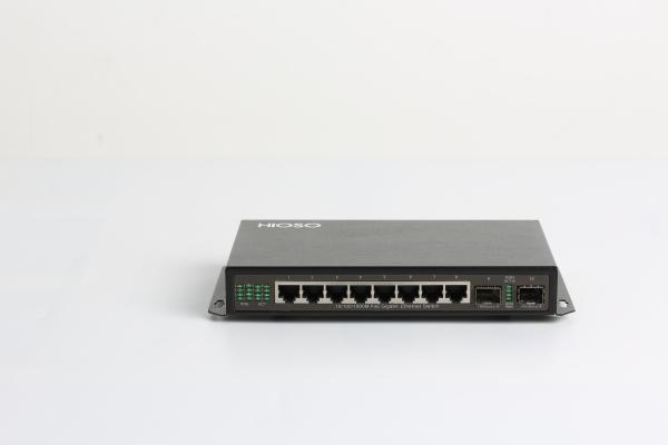 Quality CCC Approval IEEE802.3af/At PoE Powered Switch PoE 10 Port for sale