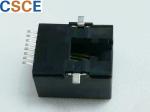 Tab Down SMT RJ45 Connector 8P8C Unshielded 1 X 1 Port UL Certification