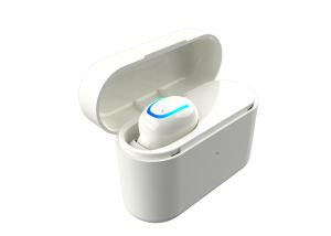 Mono Bluetooth Headphone,Smartphone Bluetooth Headset , T5 Version ,While Black Or Customer,With Charging Case 500mah