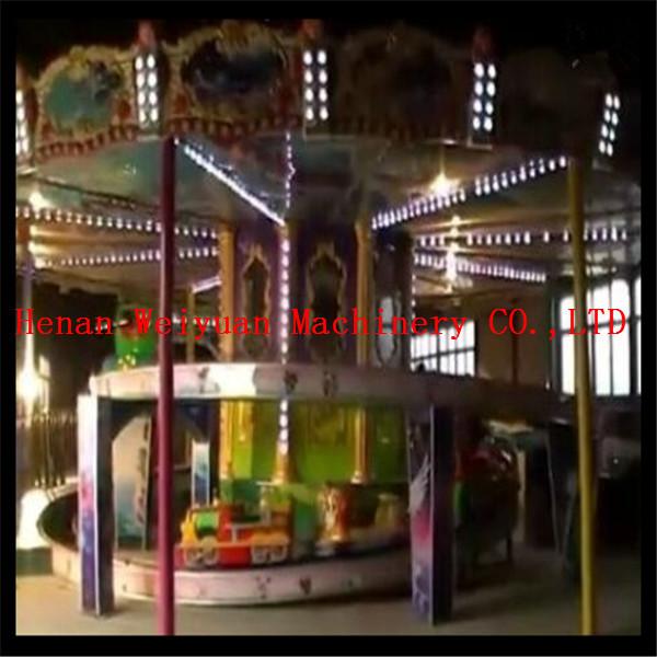 Quality new fashion 10 cars  carousel model family kids rides mini roller coaster for sale for sale