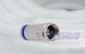 China RG6 CATV Coaxial Cable in 20M with Compression Connector for Digital Camera on sale