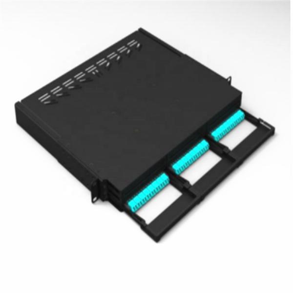 Factory sales 48 72 96 144 core MPO MPT fiber distribution frame, module box
